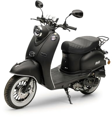 Motorroller 50 ccm Burnout MiniMe 2.0 Mattschwarz 45 km/h