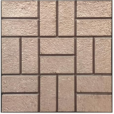 I K H E Malarka 20 Stück - 1,8m², 3D Tapeten Paneele EPE - Schaum PVC SELBSTKLEBEND Wandpaneele Steinoptik Wasserdicht Wandverkleidung Steintapete Aufkleber 30x30cm (Beige JM-WP525)