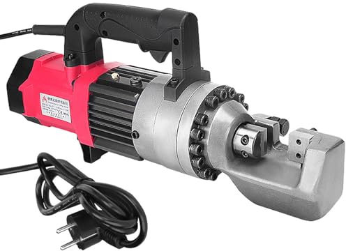 220V Tagliatubi Acciaio Cutter Elettrico Idraulico per Barre D'armatura Velocità di Taglio 2-4 Secondi Cutter Portatile Multiuso per Barre D'armatura Taglio di Barre D'armatura da 4-25 mm,22mm