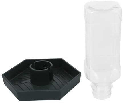 BESPORTBLE Wasserschale Für Reptilien Bodennapf Für Schildkröten Praktischer Wasserspender Für Geckos Eidechsen Und Andere Kleine Haustiere Aus Robustem Abs-Material Kompakte Für Täglichen