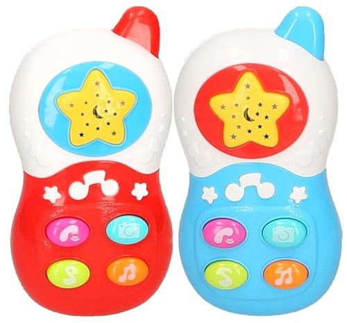 Kids Mobile Phone Toys, Light and Sound Educational Toys for Toddlers and Babies