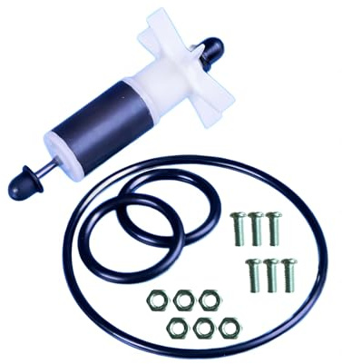 Para Lay Z Spa Bomba De Agua Kit De Reparación, 58113, E02 para Coleman Impeller, Limpiador De Agua Inoxidable Y 3 Sellos, Tornillo Varilla De Acero Inoxidable