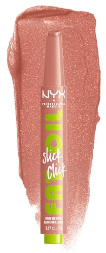NYX Professional Makeup Pflegender Lippenstift für maximale Farbe, Pflege und Feuchtigkeit, Mit Avocado, Himbeeröl und Moltebeereöl, Vegane Formel, Fat Oil Slick Click, Group Chat