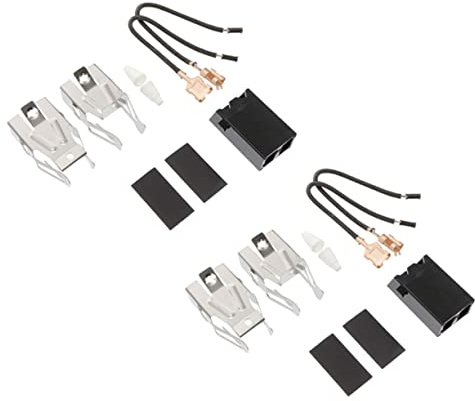 SHINEOFI 2 ensembles Kit de Prise pour Brûleur de Cuisinière et Four Multifonctions Remplacement Durable Facile à Installer pour Prolonger la Durée de Vie de Votre Appareil