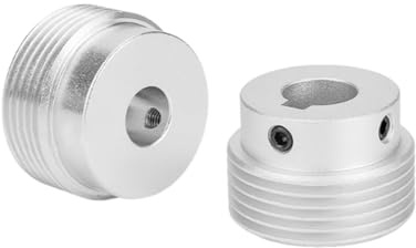 1 Stück 5PJ-Aluminiumlegierungs-Poly-V-Riemenscheibe, 5 Nuten, Außendurchmesser 63mm, Mehrnut-Riemenscheiben-Übertragungsteile, Bohrung 19mm