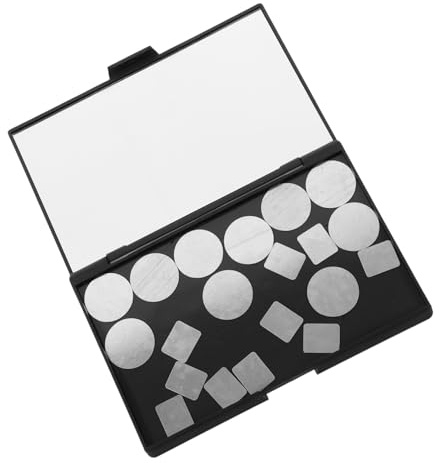 VALICLUD Palette Maquillage Vide Magnétique avec Miroir Plateau Aimanté pour Fards à Paupières Palette DIY Multifonction pour Ombres Oculaires et Blush Rangement Sécurisé et Pratique