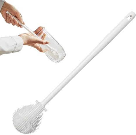 Brosse de Nettoyage pour Biberons | Nettoyant 360° Flexible Pour Tasses Et Verres,Nettoyeur Récurant Ménager à Long Manche pour Verrerie de Cuisine Flacons et Biberons | Mugs Flacons Verres Et Biberon