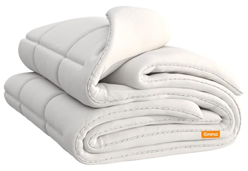 Emma One Bettdecke Medium 200x200 – Optimal für Herbst & Winter – Atmungsaktive & Waschbare Übergangsdecke – Fluffig, Wärmend & Feuchtigkeitsregulierend