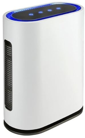 Vida10 - Purificador de Aire y Generador de Ozono CUBE 3.0 PRO 600 mg/h - Filtro HEPA, Carbón Activado, UV e Iones, Mando a Distancia, Sensor de Contaminación, 60W, Certificado CE RoHS