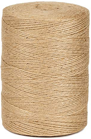 La Cordeline - Spago in iuta naturale, 2 mm, bobina da 800 m, per giardinaggio, bricolage, fai da te, CJN34