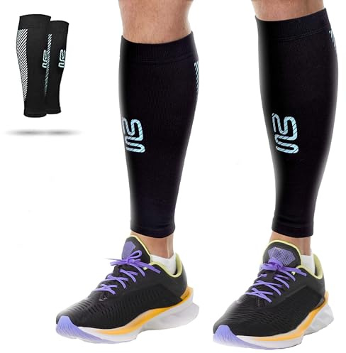 Modetro Sports Fasce compressione polpaccio per uomo e donna by Corsa, jogging, bicicletta, fitness ed esercizi ad alta prestazione piccolo