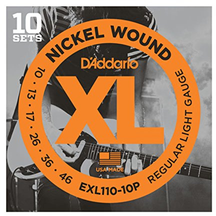 D'Addario EXL110-10P 10-46 10er Set Nickel Wound