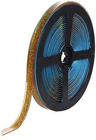 DLRSET Zugluftstopper Wetter Stripping, 6m / Rolle Selbstklebende wasserdichte Band, Keramik-Fliese Mildewproof Gap Band Schönheit Seam Sticki Band, Wohnkultur 3sizes (Color : Rose Gold, Size : 6M)