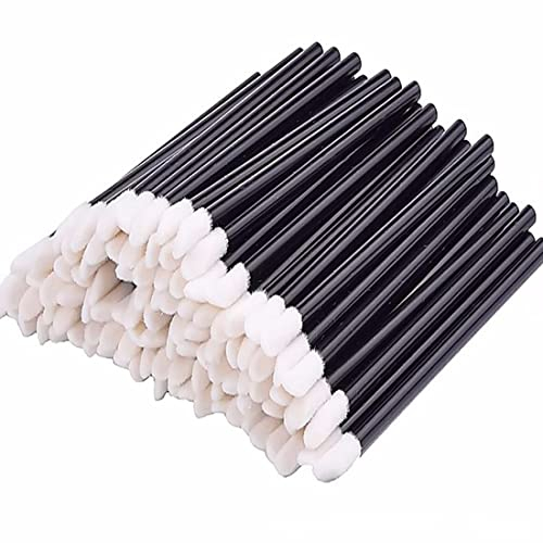Clyhon 100Pcs Micro Brosses,Microbrosses Cils Micro Applicateurs Brosses,Jetables Extensions de Cils,pour Extension de Cils,Coloration des Cils,Maquillage