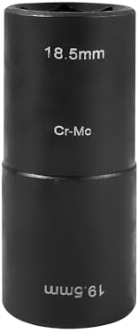 Tongboke Radmutternschlüssel, 18.5 x 19.5mm Doppelkopf Steckschlüssel, Schlagschrauber Nüsse Werkzeug, für Anbringen oder Entfernen von Radmuttern, Passend für Ford Land Rover