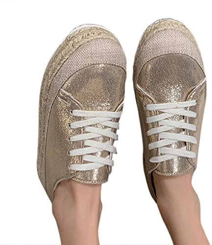 Kswlwccpp Glitzer Sneaker Damen, Schwarz Atmungsaktiv Running mit Schnürung Glitzer Sneaker Pailletten Schuhe 40 Freizeit Silber Flach Turnschuhe Sportschuhe Outdoor Elegant Glitzer Schuhe Laufschuhe