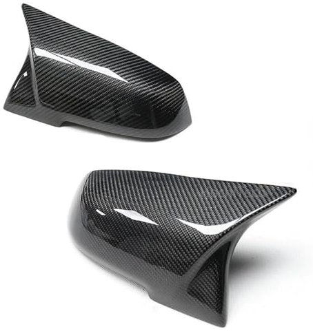 YOUKEJNM Auto Spiegelkappen Für F20 F21 F22 F23 F30 F32 Für F36 X1 E84 Für F87 2013 2014 2015 Rückspiegel-Abdeckkappe Zubehör Auto-Styling Rückspiegelgehäuse(Carbon Fiber Pattern)