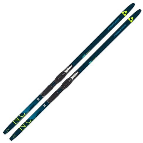 Fischer Langlaufski - Comfort Cruiser Mounted - L (184cm) - Langlaufskier Set - Classic Langlauf Ski - Nordic Ski - inkl. Bindung Compact Step-In IFP (NNN)