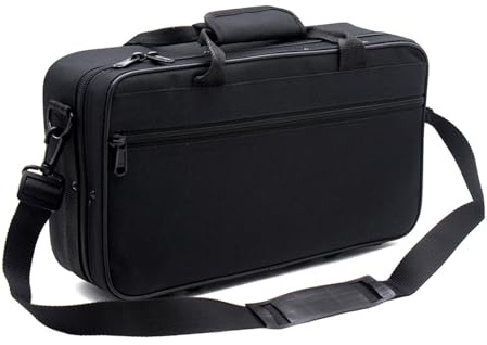 Custodia per clarinetto in Sib, borsa da concerto, impermeabile, imbottitura in schiuma di cotone 600D, con tracolla singola regolabile