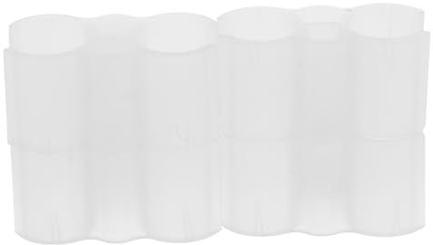 DEARMAMY 4pezzi Morsetto Doppio per Scopa e Paletta Connettore di Pulizia Sicuro di Fissaggio per Utensili Scopa-Paletta Accessorio per Spazzamento