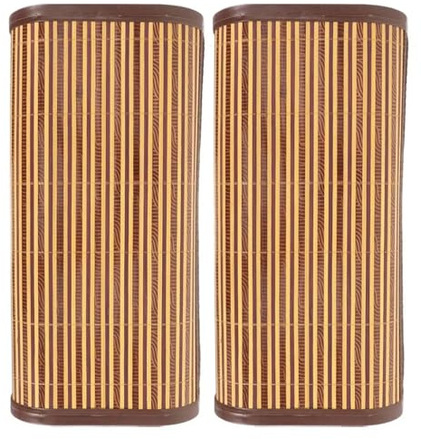 EnxJire Sauna-Kopfstütze 2Pcs Sauna Kopfstütze Hohl Bambus Kissen Zylindrische Unterstützung Atmungsaktive Zubehör