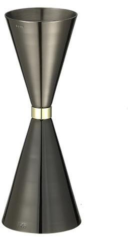 Dosatore Cocktail Doppio cocktail Jigger Bar Cocktail Dosatore Liquore Misurino Martini Barra degli strumenti for misurare(RingBlack 60 90ml)