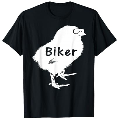 Motorcycle Chick Biker Tshirt T-Shirt