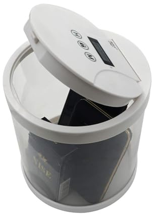 Multi-function Temporary Lock Box Kitchen Storage Container Prevent and Control Cell Phone Addiction, Prevent Excessive Smoking and Correct Snack Control (M)