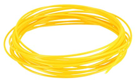 sourcing map 3D-Stift-Filament-Nachfüllpackungen, 1,75 mm ABS-Filament-Nachfüllpackungen, Maßgenauigkeit +/- 0,02 mm, für 3D-Drucker, Gelb