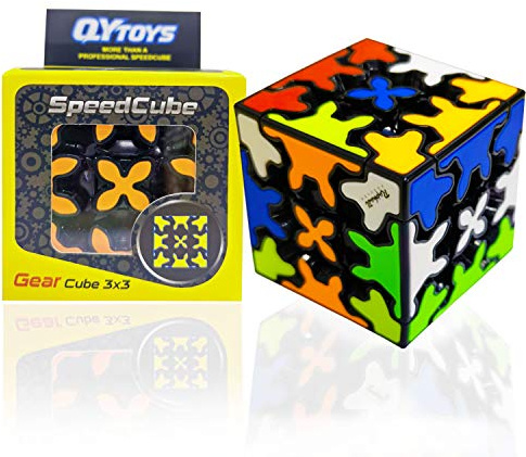 SHONCO Cubo MáGico,Gear Cube, Speed Cube,Cubo mecánicos Giratorio 360 Grados,Adecuado para Juegos de Rompecabezas de Desarrollo Cerebral, NiñOs y Adultos