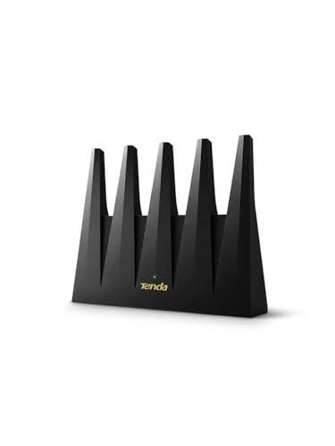 Tenda Wi-Fi 7 Router BE12 Pro – Dualband BE7200(5GHz: 5765Mbit/s, 2,4GHz: 1376Mbit/s) 2x2,5G Ports, 3xGigabit Ports, Quad-Core CPU, 4K QAM, MLO, VPN, unterstützt OpenWRT, Highspeed-WLAN für Zuhause