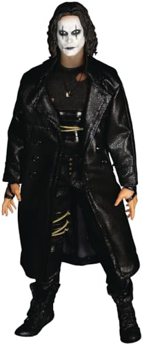 The Crow One:12 Actionfigur Eric Draven 100% Kunststoff, in Geschenkverpackung, Hersteller: Mezco., Mehrfarbig, H858210