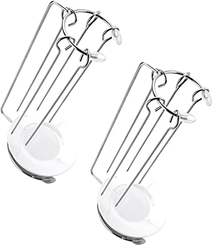 2 ensembles de bâtons de brochettes de cintre de kebab support suspendu de barbecue fournitures de barbecue brochettes de gril for gril extérieur accessoires de barbecue en plein air brochettes en mét