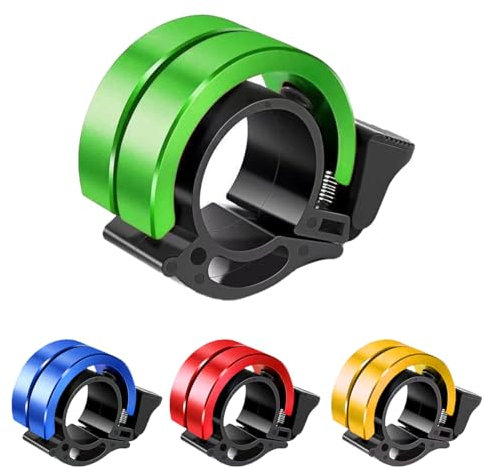 Ruayia Campanello da bicicletta per mountain bike, mini campanello da bicicletta, biker bell, campana per bicicletta, mountain bike, mountain bike, perfetto per gli appassionati di ciclismo, 22 – 22,8