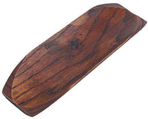 ZPSHYD Ele - Vassoio in legno per sushi, piatto da portata per snack, insalata, derts, casa e ristorante, piatto per sushi, vassoio per cibo, 38,1 x 25,4 cm, finitura