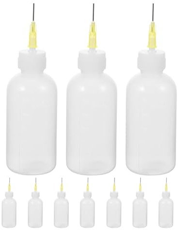 SEWOART 10 Stücke Quetschflaschen Mit Keramikglasur Flasche TöPferwerkzeuge | FüR Keramikglasur Quetschflasche Aus Glasur FüR TöPferwerkzeuge PräZise Dosierung FüR Details Basteln Kleben Und TäTowieren