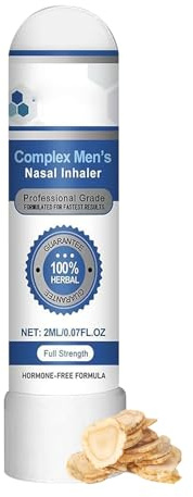 Palillo de inhalador nasal - Palillo de respiración portátil para senos paranasales instantáneos, potenciador natural del estado de ánimo inhalador nasal para adolescentes adultos hombres