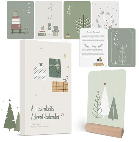 Achtsamkeit Adventskalender 2025 für Frauen – 24 inspirierende Karten mit Zitaten, Affirmationen & Achtsamkeitsübungen | Geschenkidee für Ruhe, Dankbarkeit & Selbstfürsorge