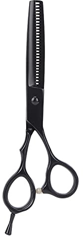 BRRNOO Tijeras para el Cabello Profesionales Cizallas para Peluquería de 5.5 Pulgadas Diseño Ergonómico de Acero Ergonómico Perilla de Tensión Ajustable para el (Tijera de entresacar)