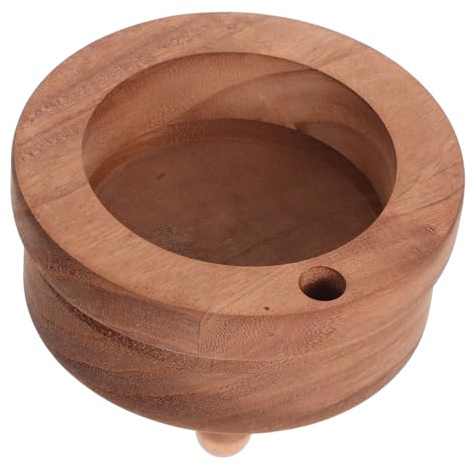 Beatifufu Portabicchieri Stile Rustico e Funzionale per Tazze di Carta in Legno Marrone con Organizer per Piccoli Oggetti per Feste e Scrivania