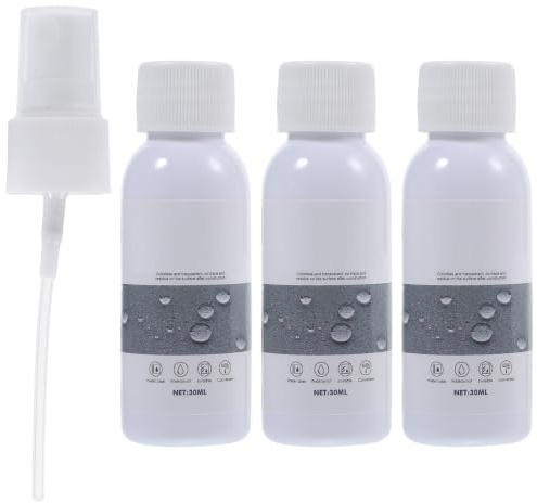 GALPADA Spray Impermeabilizante para Zapatos 30ml, 3 Piezas, Plástico | Spray Protector para Zapatos, para Bolsas y Ropa, Blanco, Portátil para Exterior, Mantiene Limpio