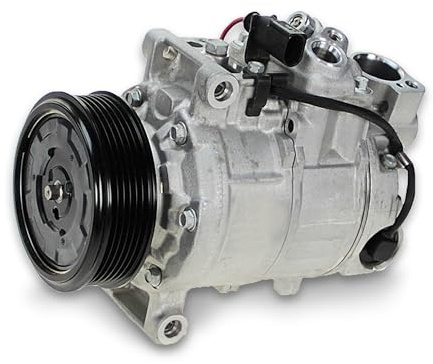 BESTPRICE ATP Kompressor Klimaanlage mit Keilrippenriemenscheibe mit Dichtring | Kompatibel mit: AUDI A4 B6, A4 B6 Avant, A4 B6 Cabriolet, A4 B7, A4 B7 Avant, A4 B7 Cabriolet, A6 Allroad C6, A6 C6