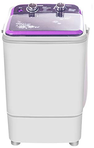 Mini 7KG Elution 2-En-1 Carga Superior Solo Barril Lavadora Semiautomática Portátil,Ultra Silenciosa, Adecuada para Acampar En Coche, Dormitorio, Balcón