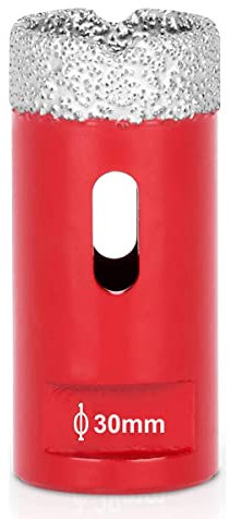 1PC Diamond Drill Bit,Dry Diamond Drill Core Bit Diameter 30mm Angle Grinder Hole Saw Opener M14 Connection Vacuum Brazed Drilling Tile Porcelain Granite Marble