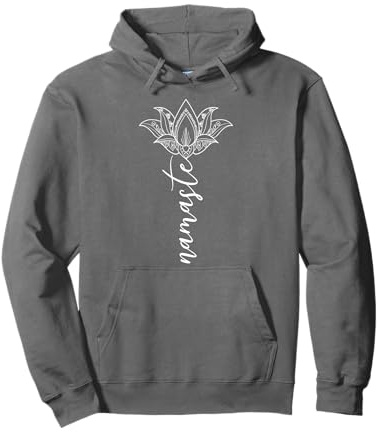Wellness Yoga Enseigneur Méditation Fleur de lotus Namaste Sweat à Capuche