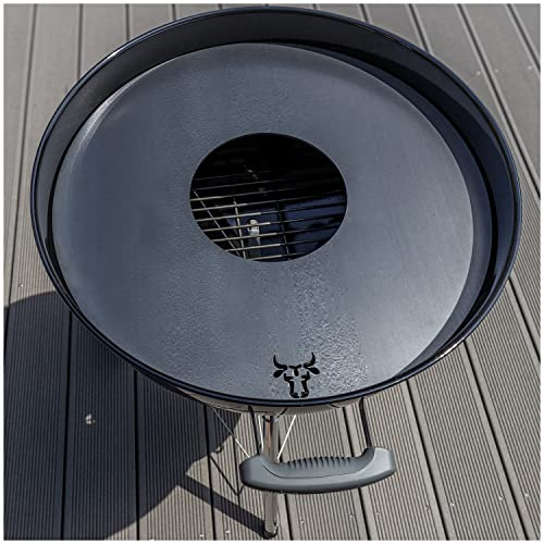 tuning-art GR01 Grillring | Grillplatte | Feuerplatte | Plancha | BBQ-Platte passend für Weber