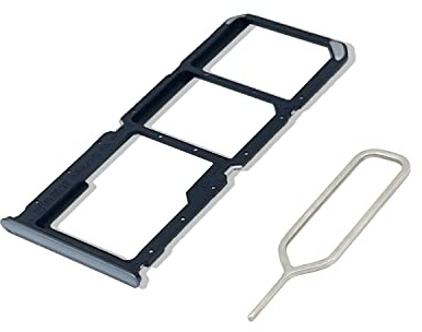 Eonpam Tiroir Carte SIM pour (Oppo A94 5G) Support Qualité d'origine Remplacement Plateau Memory SD Slot carte SIM avec aiguille SIM(Noir)