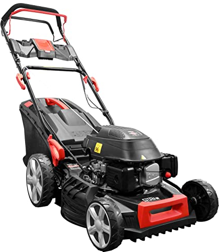 Güde Rasenmäher ECO Wheeler 464.4 R LI-ES (4-Takt Power-Engine S 421 V, Motorleistung: 2,5/3,4 (kW/PS), Schnittbreite: 46 cm, Radantrieb, 62l Grasfangsack, 8-fache zentrale Schnitthöhenverstellung)