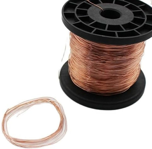 SUCADA Kupferdrahtrohling ohne Farbe, unbeschichtet, for Basteln, 0,1 mm bis 2,0 mm (Size : 0.8mm x 1m 1pc)