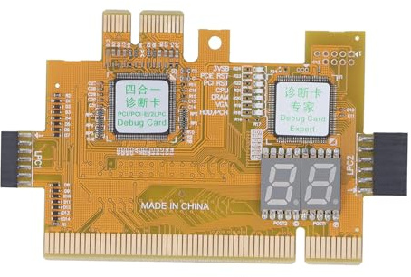 VBESTLIFE PCIE-Desktop-Diagnosekarte, PCI/PCI-E/2LPC-Debug-Karte, CPU-Grafikkarte, Motherboard-Testkarte